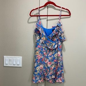 Majorelle Floral Mini Dress